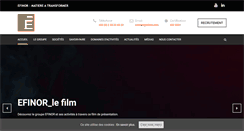 Desktop Screenshot of efinor.fr